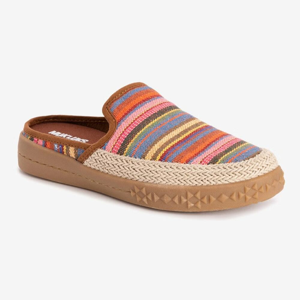 Muk Luks Women Jute Wrapped Street Mules  Sz 9.5 /A3_91626_186